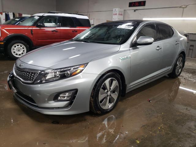 KIA OPTIMA HYB 2014 with VIN KNAGN4AD3E5076389 - Photo from auction