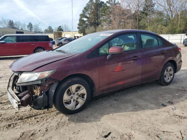 HONDA CIVIC LX 2015 with VIN 2HGFB2F55FH536578 - Photo from auction