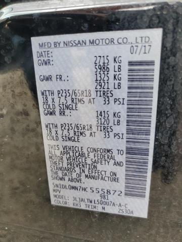 Photo 14 from auction – 2017 INFINITI QX60 with VIN 5N1DL0MN7HC555872