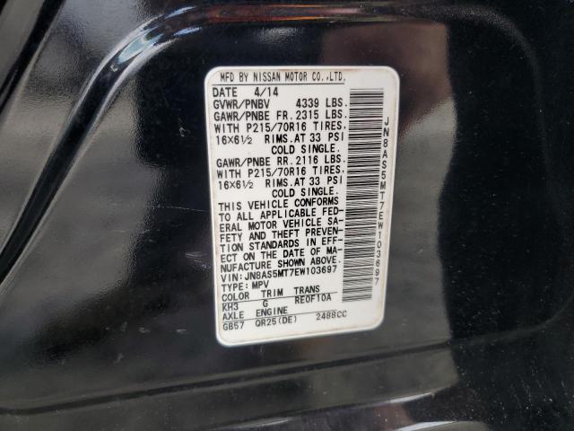 Photo 14 from auction – 2014 NISSAN ROGUE SELE with VIN JN8AS5MT7EW103697