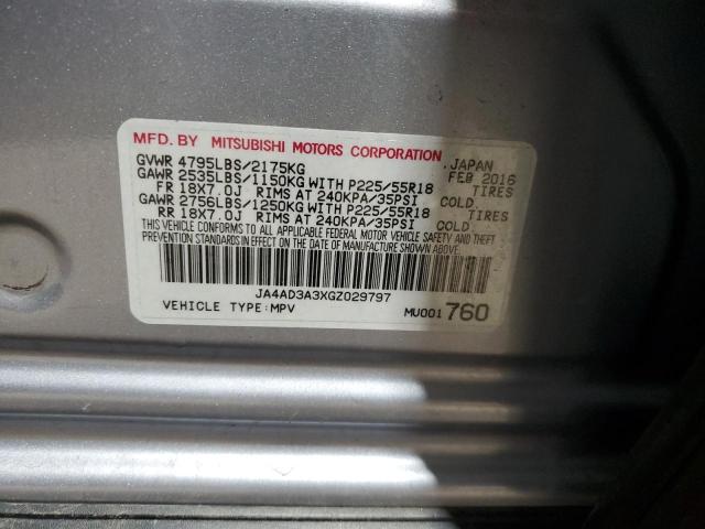 Photo 14 from auction – 2016 MITSUBISHI OUTLANDER with VIN JA4AD3A3XGZ029797