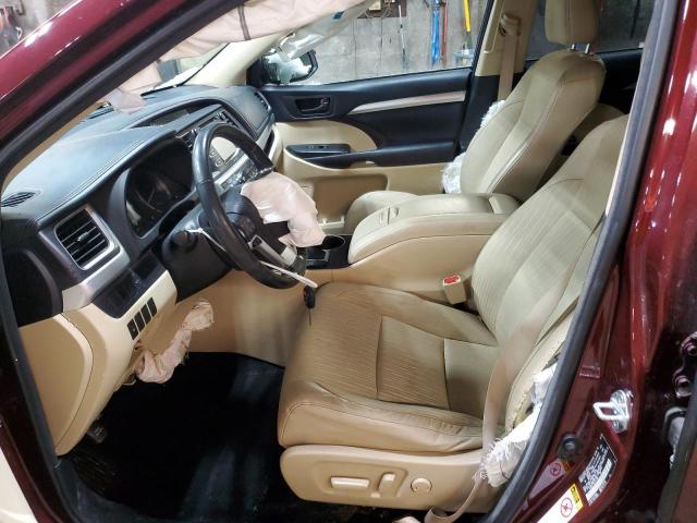 Photo 7 from auction – 2015 TOYOTA HIGHLANDER with VIN 5TDBKRFH5FS174303