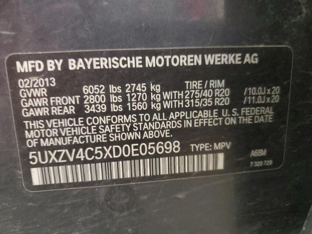 Photo 14 from auction – 2013 BMW X5 XDRIVE3 with VIN 5UXZV4C5XD0E05698