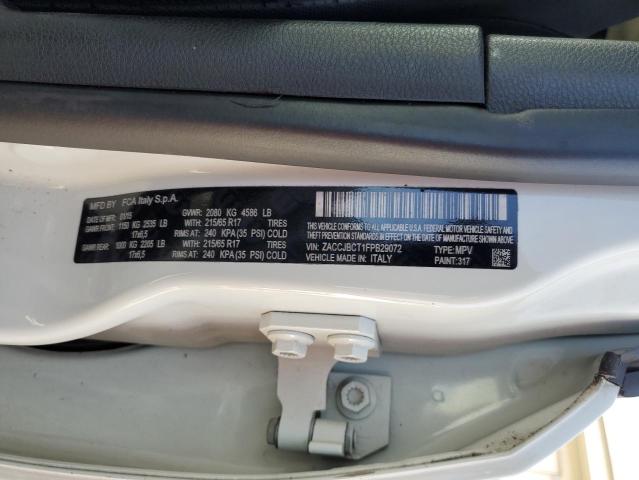 Photo 14 from auction – 2015 JEEP RENEGADE T with VIN ZACCJBCT1FPB29072