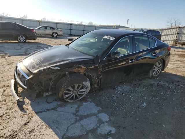 INFINITI Q50 BASE 2014 with VIN JN1BV7AR4EM695666 - Photo from auction