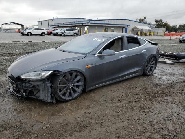 TESLA MODEL S 2015 with VIN 5YJSA1E25FF113460 - Photo from auction