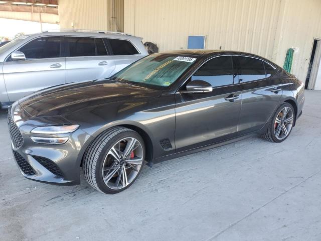 GENESIS G70 BASE 2024 with VIN KMTG34SC8RU136338 - Photo from auction