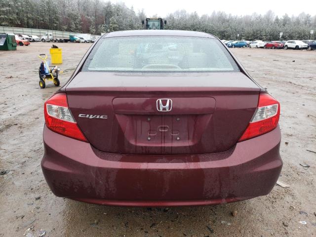 Photo 6 from auction – 2012 HONDA CIVIC EX with VIN 19XFB2F85CE059165