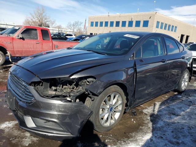 FORD FUSION SE 2017 with VIN 3FA6P0LU0HR356227 - Photo from auction