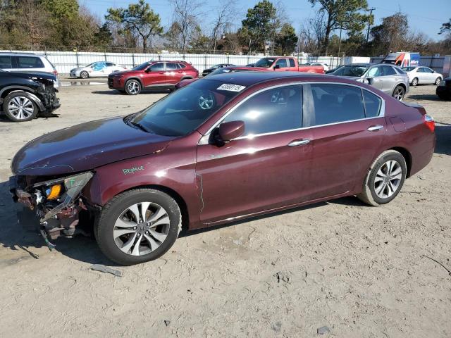 HONDA ACCORD LX 2014 with VIN 1HGCR2F34EA035322 - Photo from auction