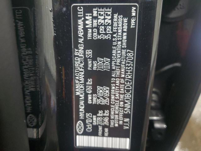 Photo 14 from auction – 2024 HYUNDAI TUCSON SEL with VIN 5NMJBCDE7RH337087