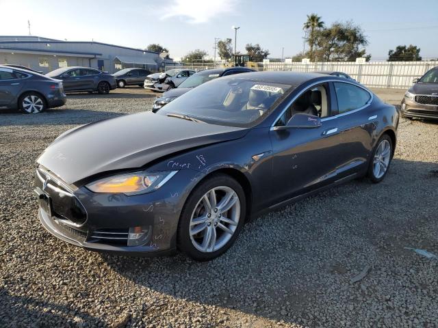 TESLA MODEL S 2014 with VIN 5YJSA1H14EFP63933 - Photo from auction