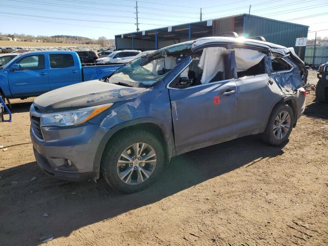 TOYOTA HIGHLANDER 2015 with VIN 5TDJKRFH4FS213474 - Photo from auction