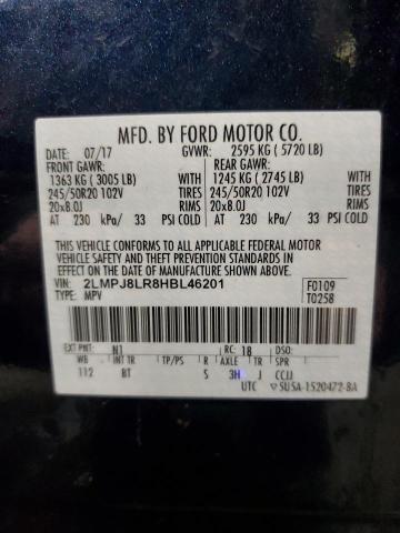 Photo 14 from auction – 2017 LINCOLN MKX RESERV with VIN 2LMPJ8LR8HBL46201