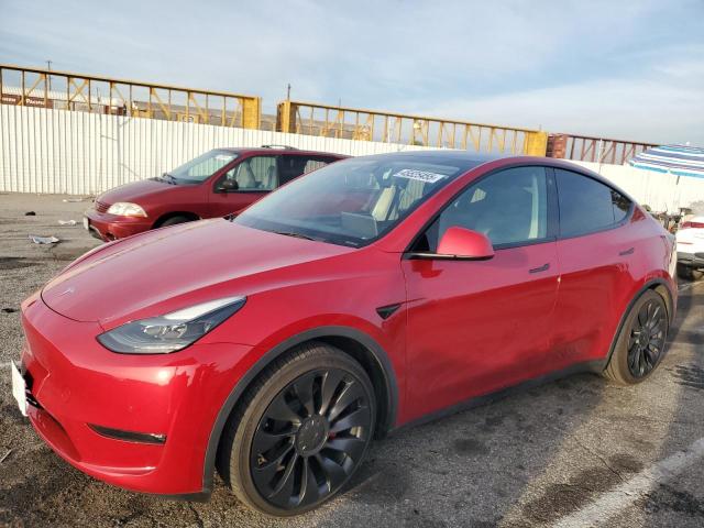 TESLA MODEL Y 2022 with VIN 7SAYGDEF3NF541431 - Photo from auction