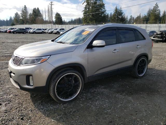 KIA SORENTO EX 2014 with VIN 5XYKU4A73EG470492 - Photo from auction