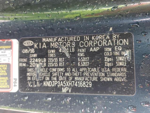 Photo 14 from auction – 2017 KIA SOUL + with VIN KNDJP3A5XH7416829