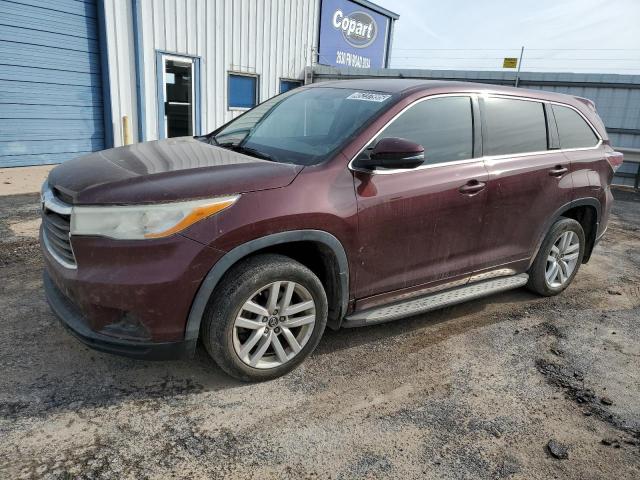 Photo 1 from auction – 2016 TOYOTA HIGHLANDER with VIN 5TDZKRFH3GS166216