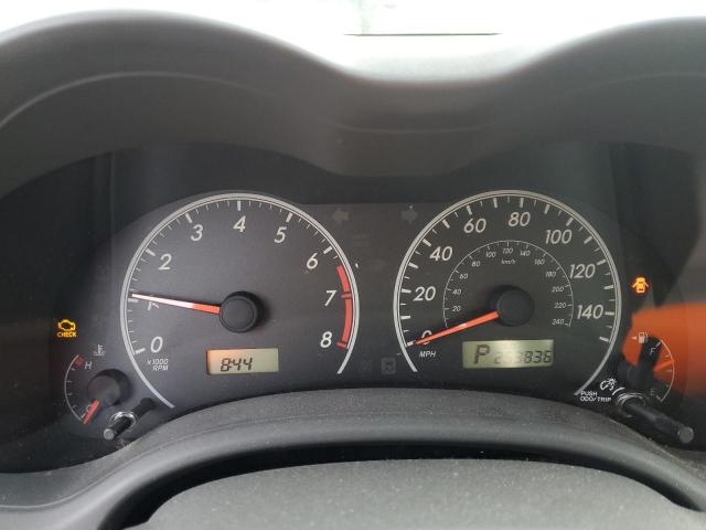 Photo 9 from auction – 2009 TOYOTA COROLLA BA with VIN JTDBL40E69J030811