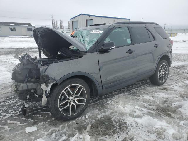 FORD EXPLORER S 2018 with VIN 1FM5K8GT4JGC07574 - Photo from auction