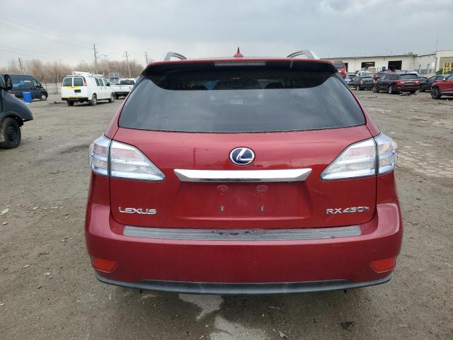 Photo 6 from auction – 2010 LEXUS RX 450H with VIN JTJBC1BA8A2414805