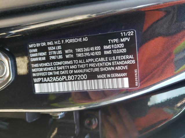 Photo 14 from auction – 2023 PORSCHE MACAN BASE with VIN WP1AA2A56PLB07200