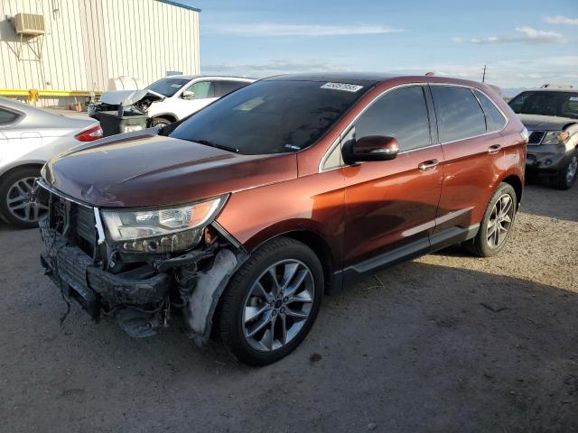 FORD EDGE TITAN 2015 with VIN 2FMPK3K97FBC41966 - Photo from auction