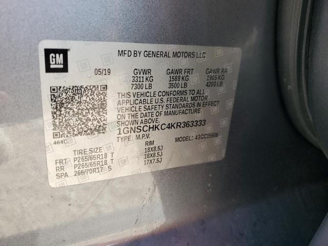 Photo 14 from auction – 2019 CHEVROLET SUBURBAN C with VIN 1GNSCHKC4KR363333