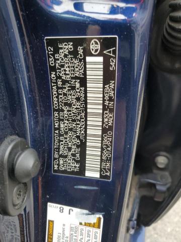 Zdjęcie 14 z aukcji – 2012 TOYOTA PRIUS z VIN JTDKN3DU4C1519494
