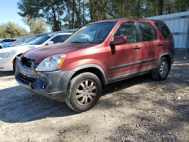 HONDA CR-V EX 2005 with VIN JHLRD78855C027654 - Photo from auction