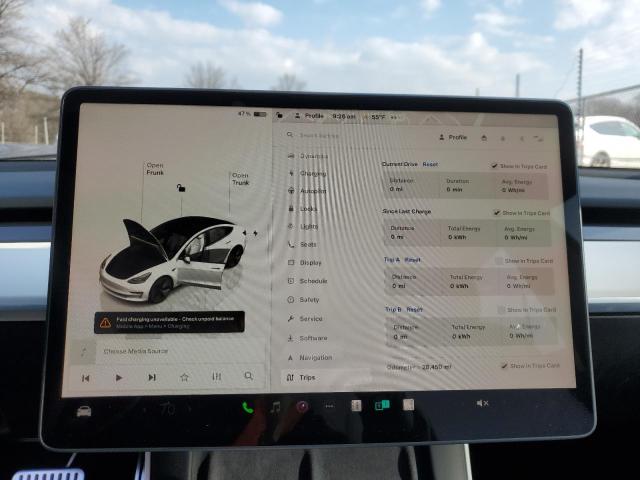 Photo 9 from auction – 2022 TESLA MODEL 3 with VIN 5YJ3E1EBXNF272496
