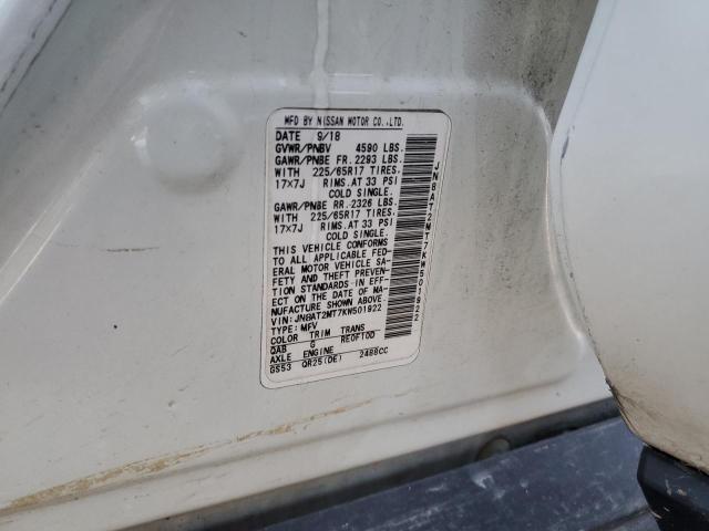 Photo 14 from auction – 2019 NISSAN ROGUE S with VIN JN8AT2MT7KW501922