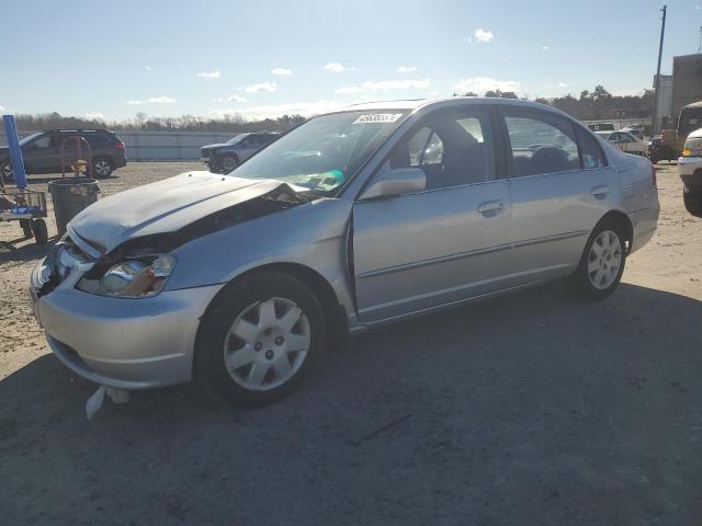 HONDA CIVIC EX 2002 with VIN 2HGES26722H566046 - Photo from auction