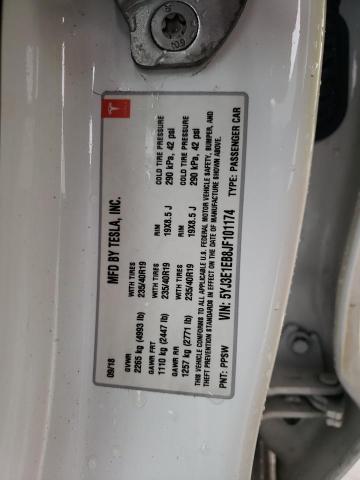 Photo 14 from auction – 2018 TESLA MODEL 3 with VIN 5YJ3E1EB8JF101174