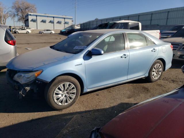TOYOTA CAMRY HYBR 2012 with VIN 4T1BD1FK0CU015456 - Photo from auction