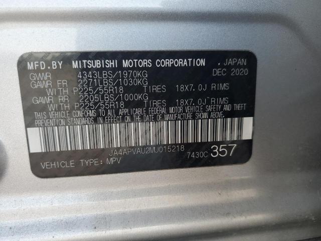 Photo 14 from auction – 2021 MITSUBISHI OUTLANDER with VIN JA4APVAU2MU015218