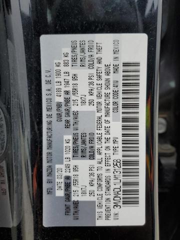 Photo 14 from auction – 2020 MAZDA CX-30 PREF with VIN 3MVDMADL1LM131258
