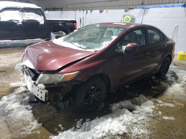 HONDA CIVIC LX 2012 with VIN 2HGFB2F56CH537945 - Photo from auction