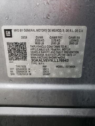 Photo 14 from auction – 2020 GMC TERRAIN SL with VIN 3GKALVEV9LL176943