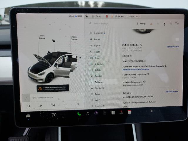 Photo 9 from auction – 2020 TESLA MODEL Y with VIN 5YJYGDEE6LF017546