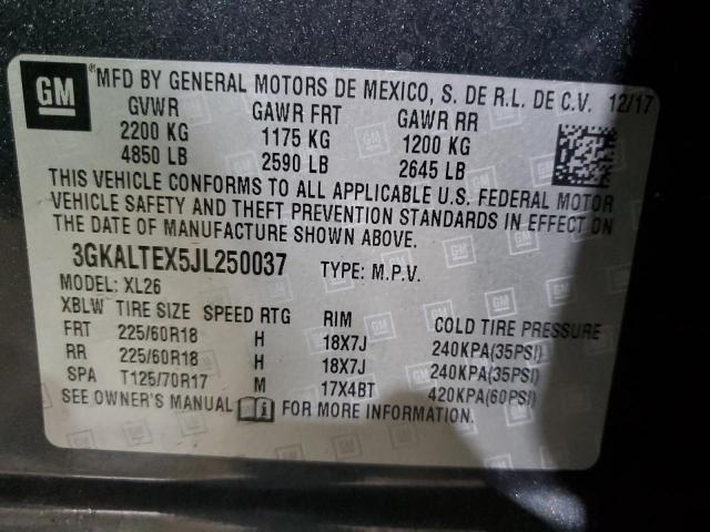 Photo 14 from auction – 2018 GMC TERRAIN SL with VIN 3GKALTEX5JL250037