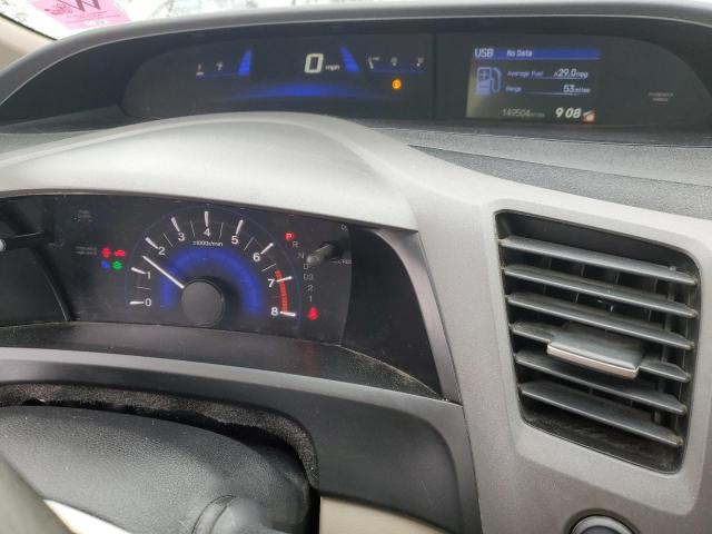 Photo 9 from auction – 2012 HONDA CIVIC LX with VIN 19XFB2F59CE098217