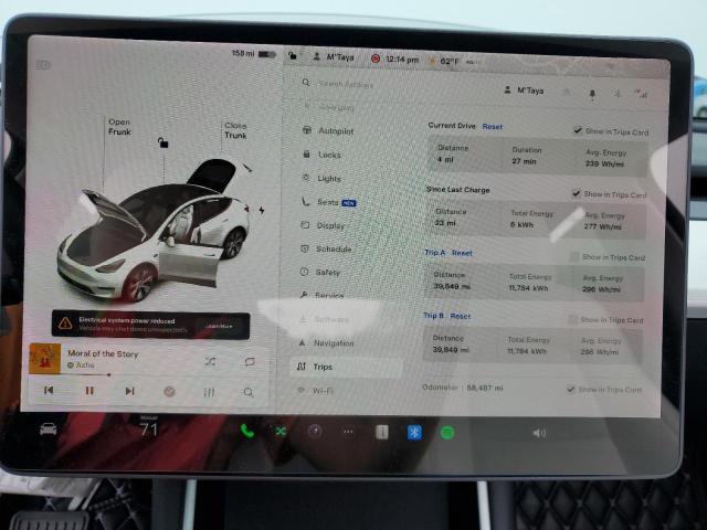 Photo 9 from auction – 2020 TESLA MODEL Y with VIN 5YJYGDEF5LF006353
