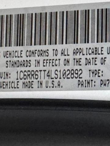 Photo 10 from auction – 2020 RAM 1500 CLASS with VIN 1C6RR6TT4LS102892