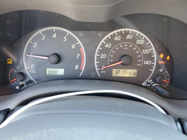 Photo 9 from auction – 2009 TOYOTA COROLLA BA with VIN JTDBL40E599043115