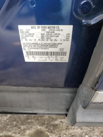 Photo 14 from auction – 2012 FORD EXPLORER X with VIN 1FMHK8D80CGA56877