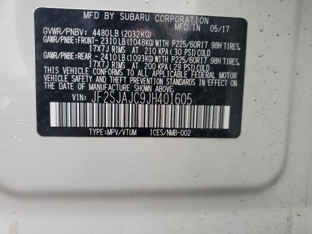 Photo 14 from auction – 2018 SUBARU FORESTER 2 with VIN JF2SJAJC9JH401605