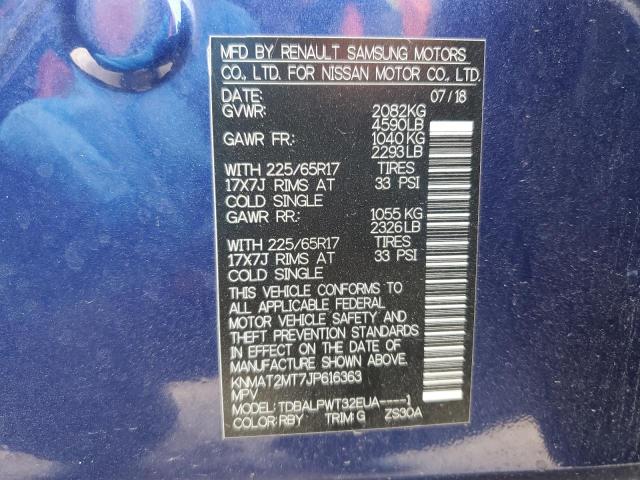 Photo 14 from auction – 2018 NISSAN ROGUE S with VIN KNMAT2MT7JP616363