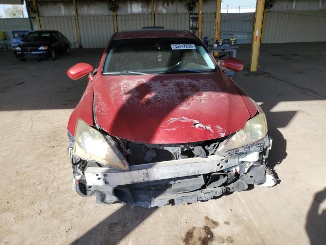 Photo 5 from auction – 2007 LEXUS IS with VIN JTHBE262375015084