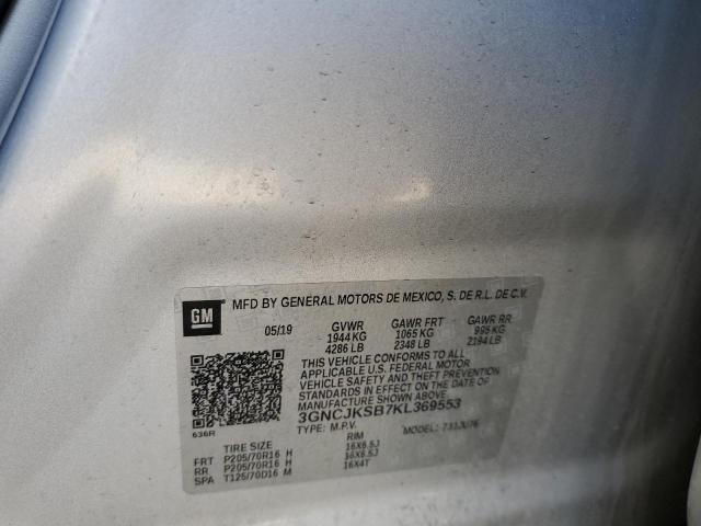 Photo 14 from auction – 2019 CHEVROLET TRAX LS with VIN 3GNCJKSB7KL369553